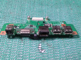 Dell Inspiron 1750 DC Power / USB / Network VGA out board