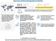 Almond Ingredients Market worth $16.9 billion by 2025, CAGR of 10.5%