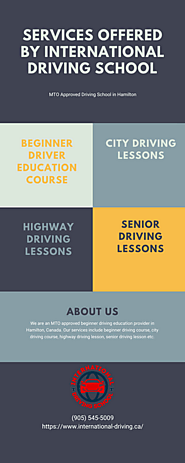 G1 G2 driving school hamilton — International Driving School