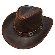 Western Style Cowboy Hats with Brass Conchos | Equi Style
