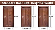 What Is Standard Door Size | Standard Door Height | Standard Door Width | Standard Door Frame Size8 min read