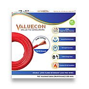 Valuecon®️ PVC Insulated 4.00 Sq.mm Single Core Flexible Copper Wires and Cables for Home, Buildings | Home Electric ...