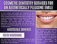Cosmetic Dentistry Services for an Aesthetically Pleasing Smile