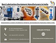 Best Lubrication Equipment Manufacturers in India