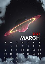 Download March 2021 Calendar Wallpapers For iPhone & Mobile