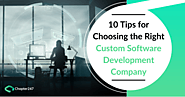 Top 10 Tips to find Best Custom Software Development Company