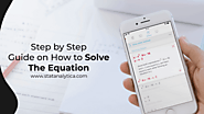 Step by Step Guide on How to Solve The Equation - Statanalytica