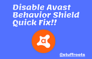 How to Disable Avast Behavior Shield | Best Guide - StuffRoots