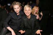 Portia De Rossi, Ellen DeGeneres and Kelly Clarkson