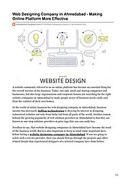 Web Designing Company in Ahmedabad - Making Online Platform More Effective by Infilon Technologies - Issuu