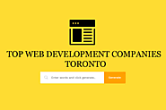 Website Development Company Toronto | Web Design Toronto