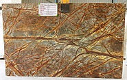 Exporter of rainforest brown Marble in Udaipur, Rajasthan