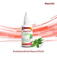 Maxirich Tulsi Drops - Enriched with the Power of Tulsi