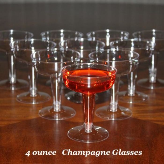 Best Bulk Clear Plastic Champagne Flutes Disposable Glasses A