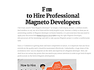 How to Hire Professional Magneto Developers
