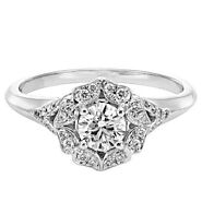 Harry Chad Enterprises is Providing Most Popular White Gold Round Diamond Engagement Ring
