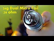 How to build a Micro Coil 26 Gauge - Tutorial