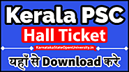 Kerala PSC Hall Ticket 2021 Download thulasi.psc.kerala.gov.in/thulasi - Thulasi 10th Level Exam Date