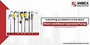 Top 4 Reasons to Use Drum Pump and Hand Operated Pump