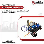 Fully Portable Hydro Testing Pump