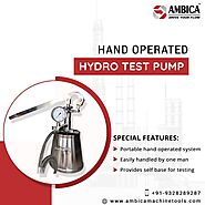 Get Superior-Grade Hydro Test Pump at Best Price in India