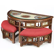 Buy High-Quality Wooden Coffee Table Sets Online - Save Big!