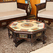 Coffee Table in Teakwood | Center Coffee Table in Teak Wood | Teak Wood Center Table