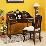 Study in Style - Bookmark Your Perfect Teak Wood Desk and Chair