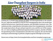 Top Rated Liver Surgeon in India