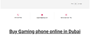 Buy Gaming phone online in Dubai
