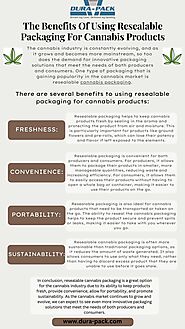 Why Resealable Packaging Good for Cannabis Product