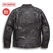 Men’s Dauntless Convertible Motorcycle Leather Jacket – Harley Davidson