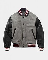 Buy Men Leather Varsity Jacket - Wool & Leather Jackets @Mr.Styles