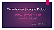 warehouse storage dubai | edocr