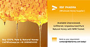 Website at https://www.rbfpharma.com/acacia-honey-suppliers.php