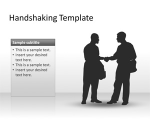 Free Handshaking PowerPoint Template - Free PowerPoint Templates - SlideHunter.com