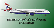 Pocket Friendly Flight Deals With British Low Fare Calendar