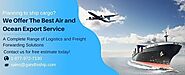 What Are The Benefits Of Air And Ocean Export Services?