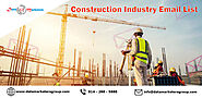 Construction Industry Email List | Construction Email List | Data Marketers Group