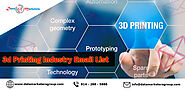 3D Printing Industry Email List | Data Marketers Group