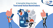 How to Use Text and Voice Reminders Across Different Verticals