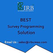 Best Survey Programming Solution - Survey Pprogramme | IRBureau