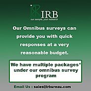 Omnibus Surveys - Quick Responses at Reasonable Budget | IR Bureau