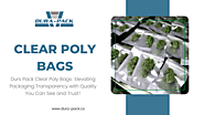 Crystal Clarity Collection: Elevate and Preserve with Clear Poly Bags