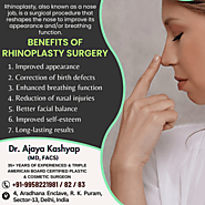 Benefits of Rhinoplasty Surgery