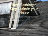 Roof Flashing to Stop Leaks in your House