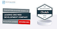 Clutch Names Perception System as India’s Leading CMS Web Development Company - Perception System