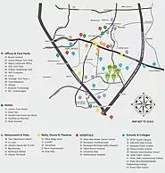 Pionier Lifestyle Location Map, Bangalore