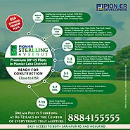 Pionier Sterling Aveenue, Premium plots in Lake districtt, Bangalore, close to HSR Layout.