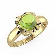 Shimmering Green Vintage Ring | Statement Rings